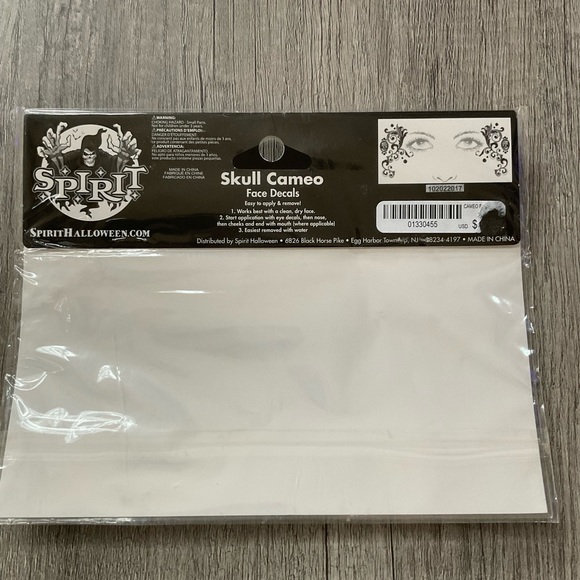 Skull Cameo Face Decals - Picture 3 of 3